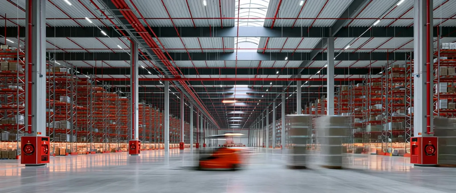Fire protection system for a manufacturing plant